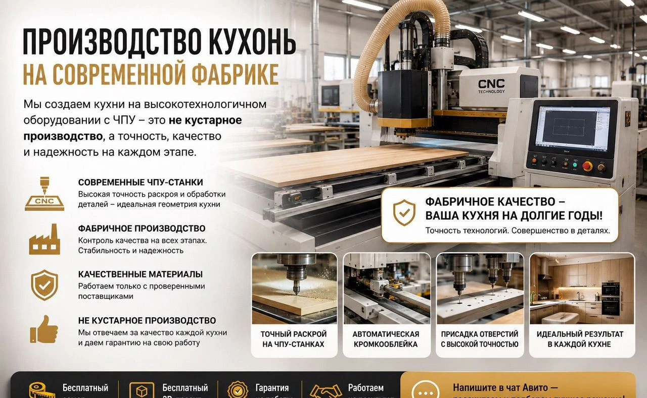 Кухни на заказ любой сложности