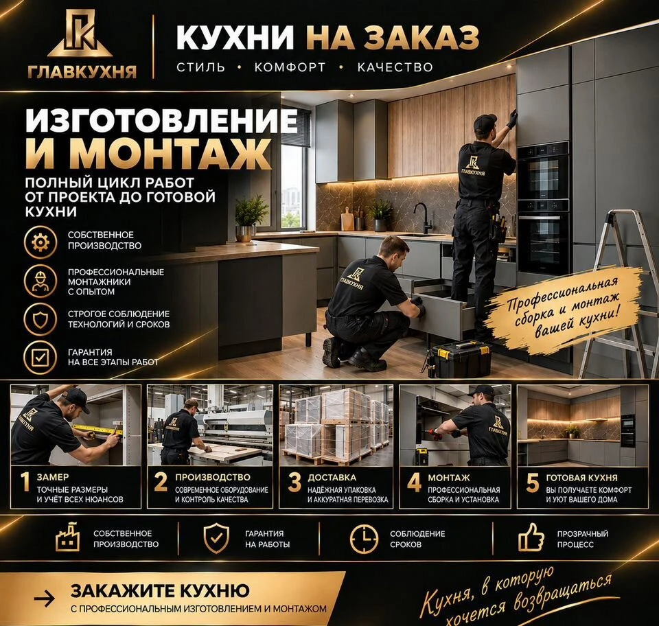 Кухни на заказ в Москве и Московской области