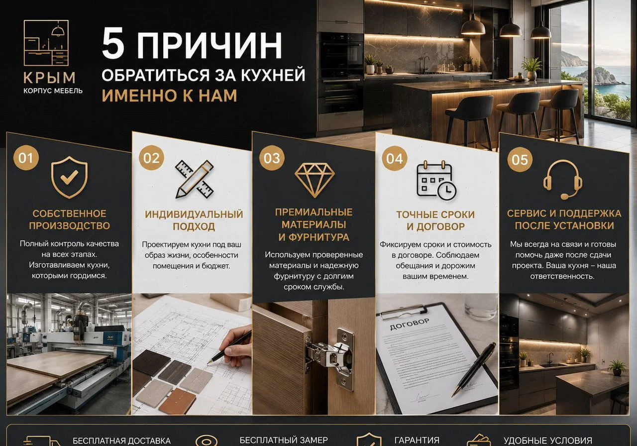 Кухня с островом и хранением