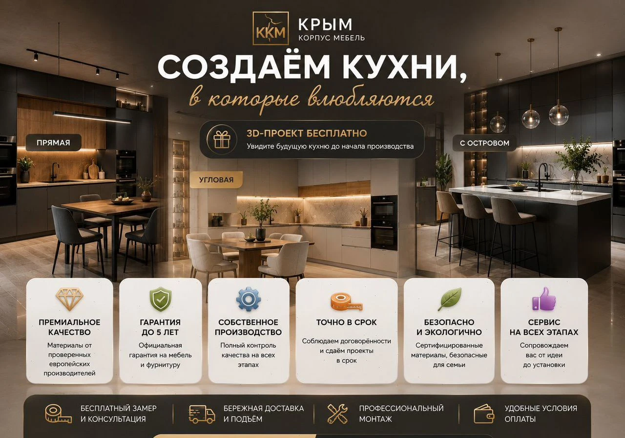 Кухня с фрезеровкой