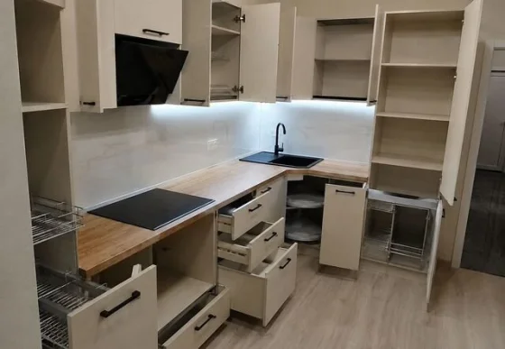 Кухня на заказ под ключ с рассрочкой и установкой