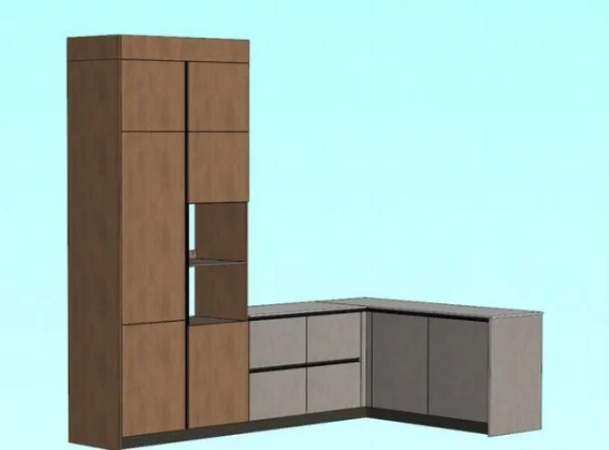Кухня на заказ по индивидуальным размерам с 3D проектом