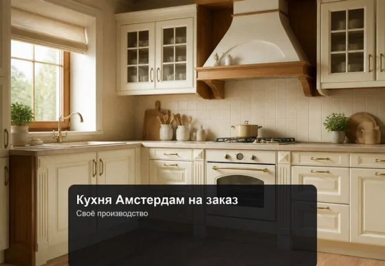 Кухня Амстердам на заказ из ЛДСП Egger с доставкой
