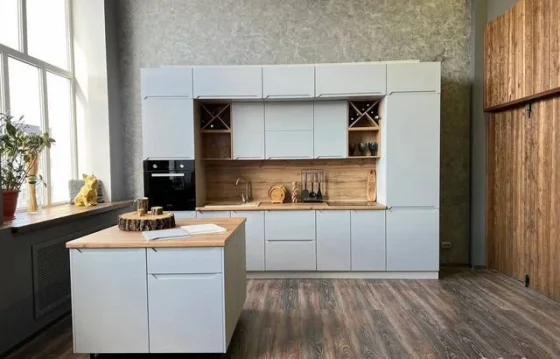 Модульные кухни МДФ с фасадами — готовые и на заказ
