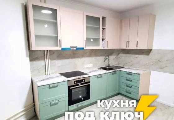 Угловая кухня на заказ - изготовление по размерам, скидка до 45%