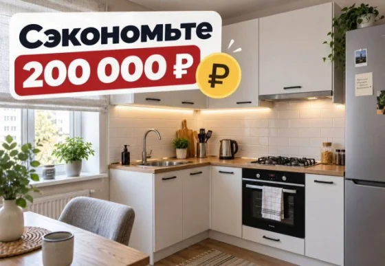 Кухня на заказ под ключ от производителя — изготовление 15-25 дней